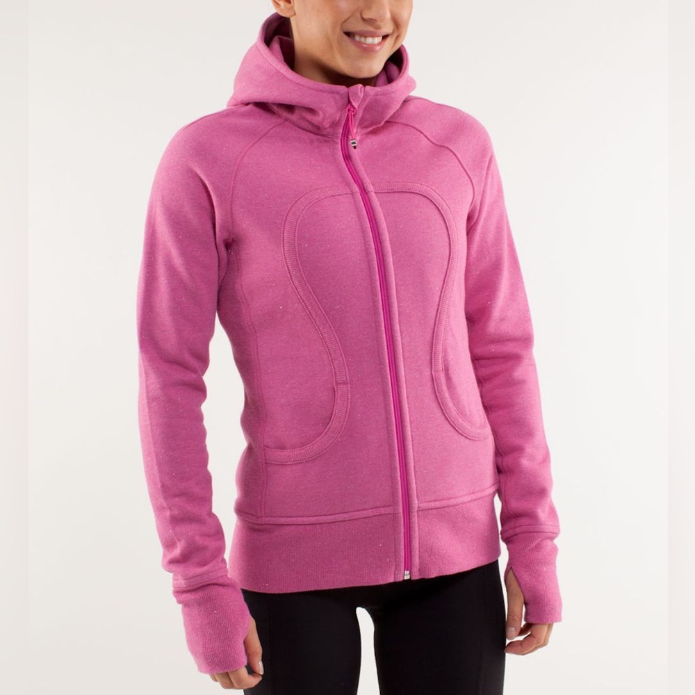 Pink sparkle hoodie Clearance